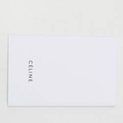 Pre Owned Celine Burgundy Leather Small Tri-Fold Tote