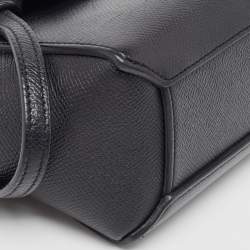 Pre Owned Celine Black Leather Pico Belt Top Handle Bag