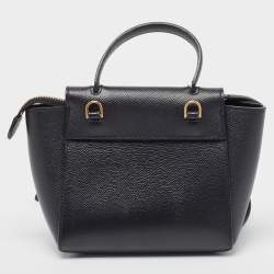 Pre Owned Celine Black Leather Pico Belt Top Handle Bag