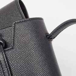 Pre Owned Celine Black Leather Pico Belt Top Handle Bag