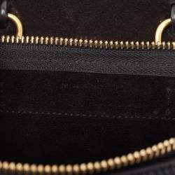 Pre Owned Celine Black Leather Pico Belt Top Handle Bag