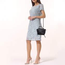 Pre Owned Celine Black Leather Pico Belt Top Handle Bag