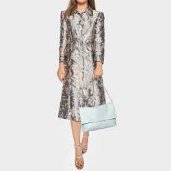 Pre Owned Celine Blue Leather Blade Shoulder Bag