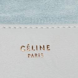 Pre Owned Celine Blue Leather Blade Shoulder Bag