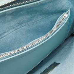 Pre Owned Celine Blue Leather Blade Shoulder Bag