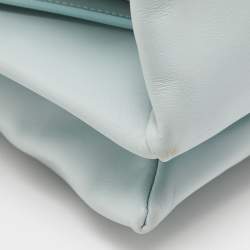 Pre Owned Celine Blue Leather Blade Shoulder Bag