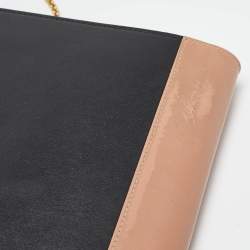 Pre Owned Celine Multicolor Leather and Karung Pocket Envelope Shoulder Bag