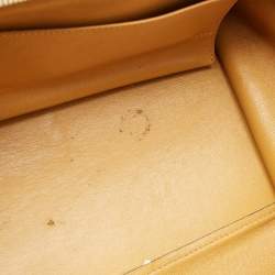 مملوكة مسبقًا Celine Tricolor Leather and Suede Medium Trapeze Top Handle Bag