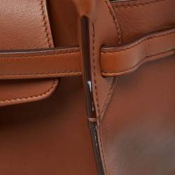 Pre Owned Celine Brown Leather Small Big Bucket Bag