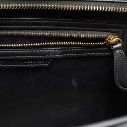 Pre Owned Celine Tricolor Leather Mini Luggage Tote