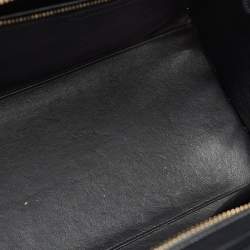 Pre Owned Celine Tricolor Leather Mini Luggage Tote