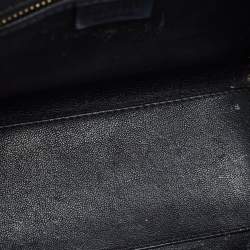 Pre Owned Celine Black Leather Nano Luggage Tote
