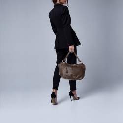 Celine Dark Brown Leather Bittersweet Hobo