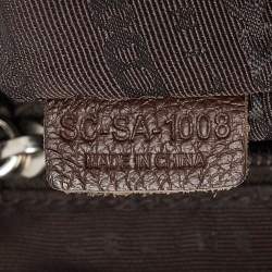 Celine Dark Brown Leather Bittersweet Hobo