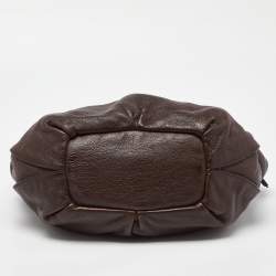 Celine Dark Brown Leather Bittersweet Hobo