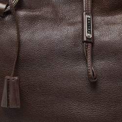 Celine Dark Brown Leather Bittersweet Hobo