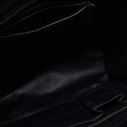 Pre Owned Celine Tricolor Leather and Suede Mini Luggage Tote