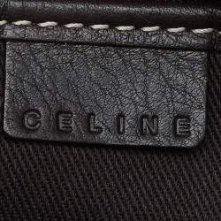 Pre Owned Celine Beige/Brown  Embossed Suede Ava Bag