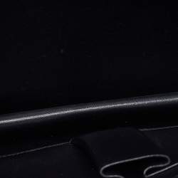 Pre Owned Celine Black Suede and Leather Medium Case Chain Flap Shoulder Bag