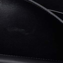 Pre Owned Celine Black Suede and Leather Medium Case Chain Flap Shoulder Bag