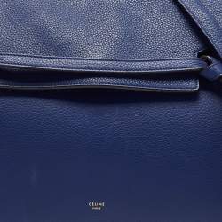 Celine Blue Leather Mini Belt Top Handle Bag