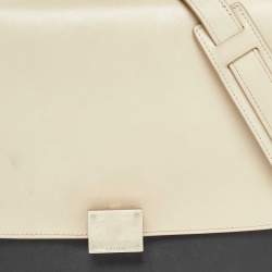 Pre Owned Celine Tricolor Leather Small Trapeze Top Handle Bag