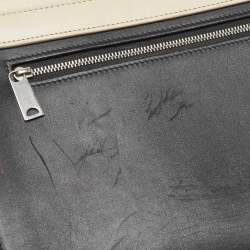 Pre Owned Celine Tricolor Leather Small Trapeze Top Handle Bag