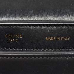 Pre Owned Celine Tricolor Leather Small Trapeze Top Handle Bag