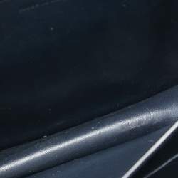 Pre Owned Celine Navy Blue Leather Medium Classic Box Shoulder Bag