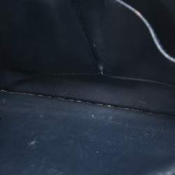 Pre Owned Celine Navy Blue Leather Medium Classic Box Shoulder Bag