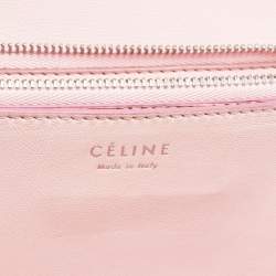 Celine Pink Lizard Medium Classic Box Shoulder Bag