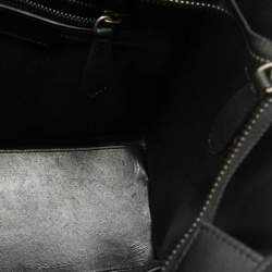 Pre Owned Celine Tricolor Leather Micro Luggage Tote