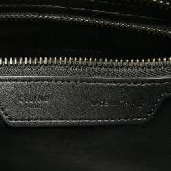 Pre Owned Celine Tricolor Leather Micro Luggage Tote