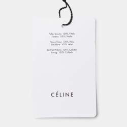 Pre Owned Celine Brick Leather Small Sangle Bucket Bag