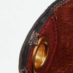 Pre Owned Celine Brick Leather Small Sangle Bucket Bag