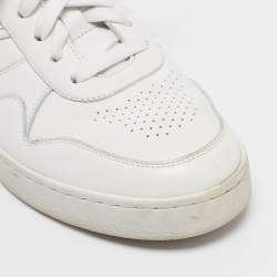 Celine White Leather Lace Up Sneakers Size 37