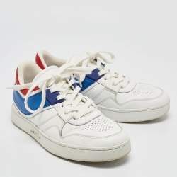 Celine Multi Colorblock Leather Low Top Sneakers Size 36
