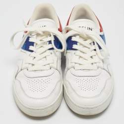Celine Multi Colorblock Leather Low Top Sneakers Size 36