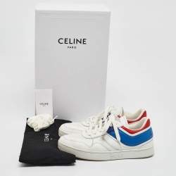 Celine Multi Colorblock Leather Low Top Sneakers Size 36