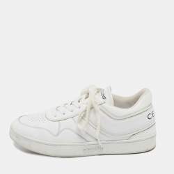 Celine White Leather Low Top Sneakers Size 36