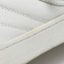 Celine White Leather Low Top Sneakers Size 36