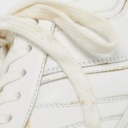Celine White Leather Low Top Sneakers Size 36