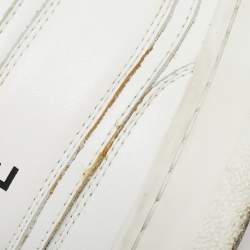 Celine White Leather Low Top Sneakers Size 36