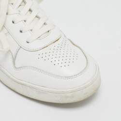Celine White Leather Low Top Sneakers Size 36