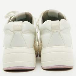 Celine White Leather Low Top Chunky Sneakers Size 38
