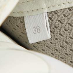 Celine White Leather Low Top Chunky Sneakers Size 38