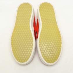 Celine Orange Calf Hair Slip On Sneakers Size 36