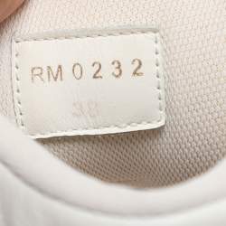 Pre Owned Celine White Leather CT-01 Z High Top Sneakers Size 38