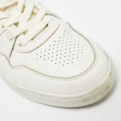 Pre Owned Celine Size 36 White Leather  Trainer Low Top Sneakers
