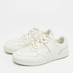 Pre Owned Celine Size 36 White Leather  Trainer Low Top Sneakers
